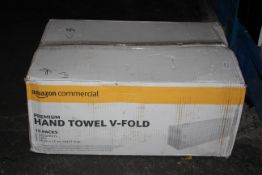 BOXED AMAZON COMMERCIAL PREMIUM TOWELL V-FOLDCondition ReportAppraisal Available on Request- All