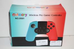 BOXED GAMORY WIRELESS PRO GAME CONTROLLER NO.8581Condition ReportAppraisal Available on Request- All