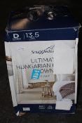 BOXED SNUGGLEDOWN ULTIMATE HUNGARIAN GOOSE DOWN DUVET 13.5TOG DOUBLE RRP £324.99Condition