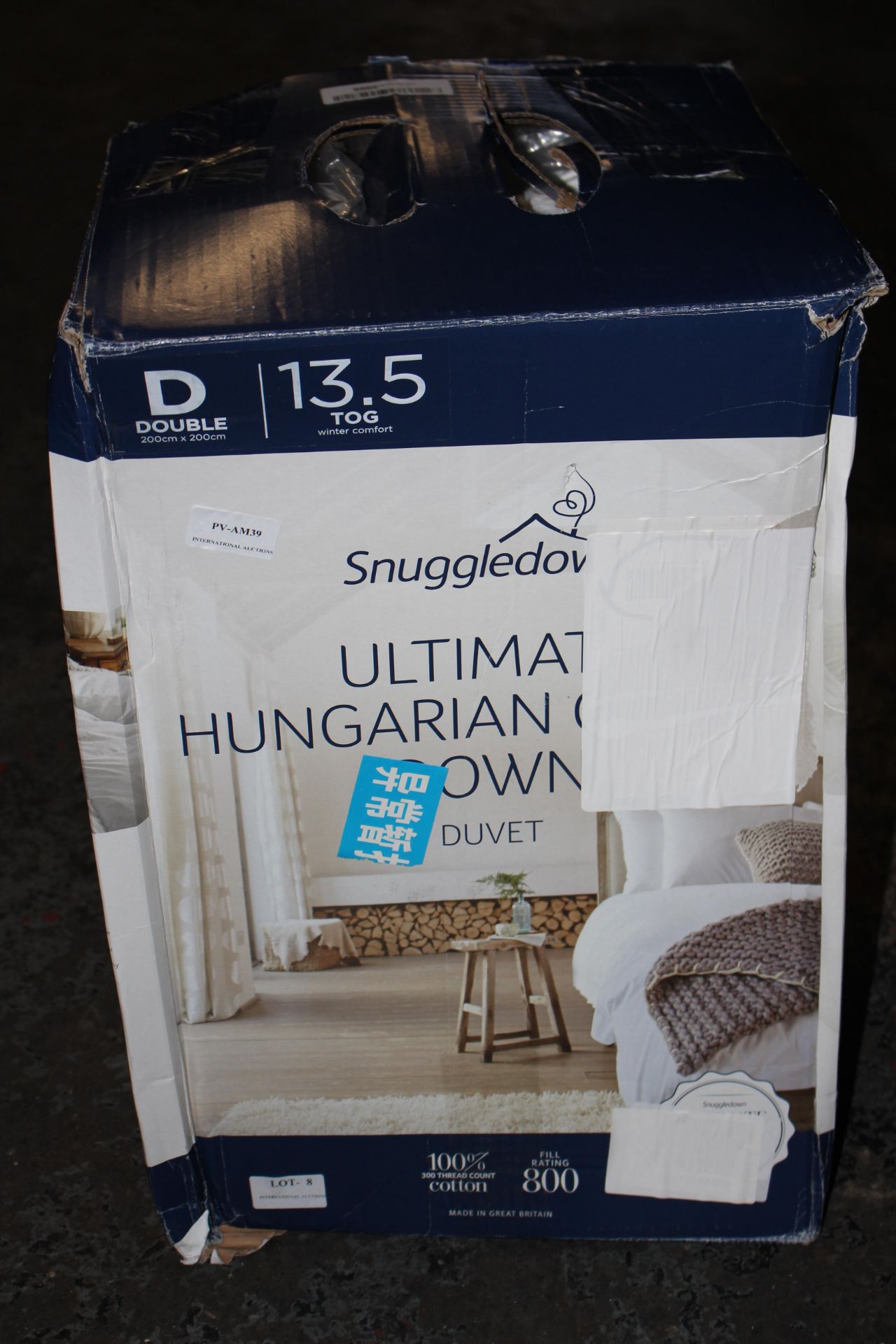 BOXED SNUGGLEDOWN ULTIMATE HUNGARIAN GOOSE DOWN DUVET 13.5TOG DOUBLE RRP £324.99Condition