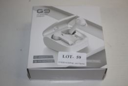 BOXED G9-WIRELESS EARBUDS RRP £29.99Condition ReportAppraisal Available on Request- All Items are