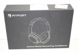BOXED FITFORT ACTIVE NOISE CANCELLING HEADPHONES RRP £37.99Condition ReportAppraisal Available on