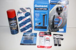 7X ASSORTED ITEMS TO INCLUDE HAMMERITE, LASER, GUNSON, BOSCH & OTHER (IMAGE DEPICTS STOCK)
