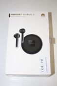 BOXED HUAWEI FREEBUDS 3 NEW INTELLIGENT SOUND RRP £99.00Condition ReportAppraisal Available on