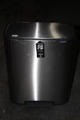 UNBOXED BRABANTIA LARGE STAINLESS STEEL STEP CAN RRP £69.99Condition ReportAppraisal Available on