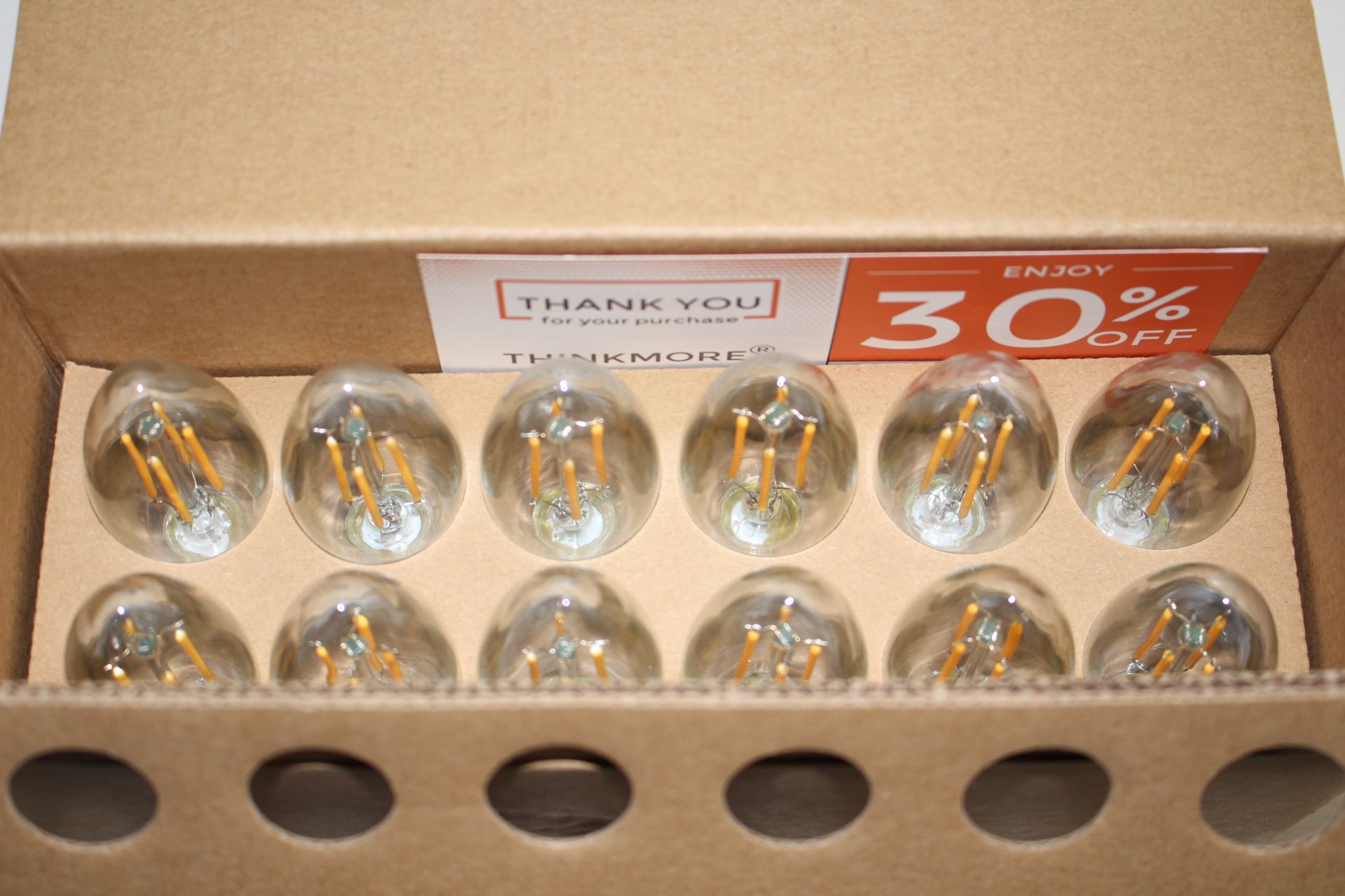 12X BOXED MODERN LIGHT BULBS Condition ReportAppraisal Available on Request- All Items are