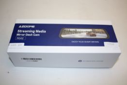 BOXED STREAMING MEDIA MIRROR DASH CAM PG02 RRP £169.00Condition ReportAppraisal Available on