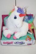 BOXED ANIMAGIC RAINBOW UNICORN RRP £20.00Condition ReportAppraisal Available on Request- All Items