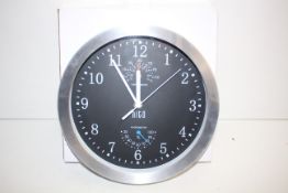 BOXED HITO TEMPERATURE WALL CLOCK WITH HYGROMETER Condition ReportAppraisal Available on Request-