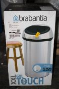 BOXED BRABANTIA XXL 60L TOUCHBIN RRP £90.00Condition ReportAppraisal Available on Request- All Items