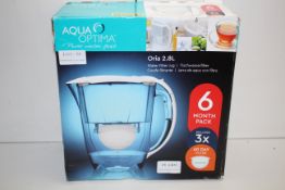 BOXED AQUA OPTIMA ORIA 2.8L WATER FILTER JUG RRP £20.00Condition ReportAppraisal Available on