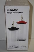 BOXED DI ALESSI LULA JAR DESIGN MIRIAM MIRRI RRP £30.50Condition ReportAppraisal Available on