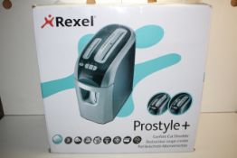 BOXED REXEL PROSTYLE+ CONFETTI CUT SHREDDER RRP £74.99Condition ReportAppraisal Available on