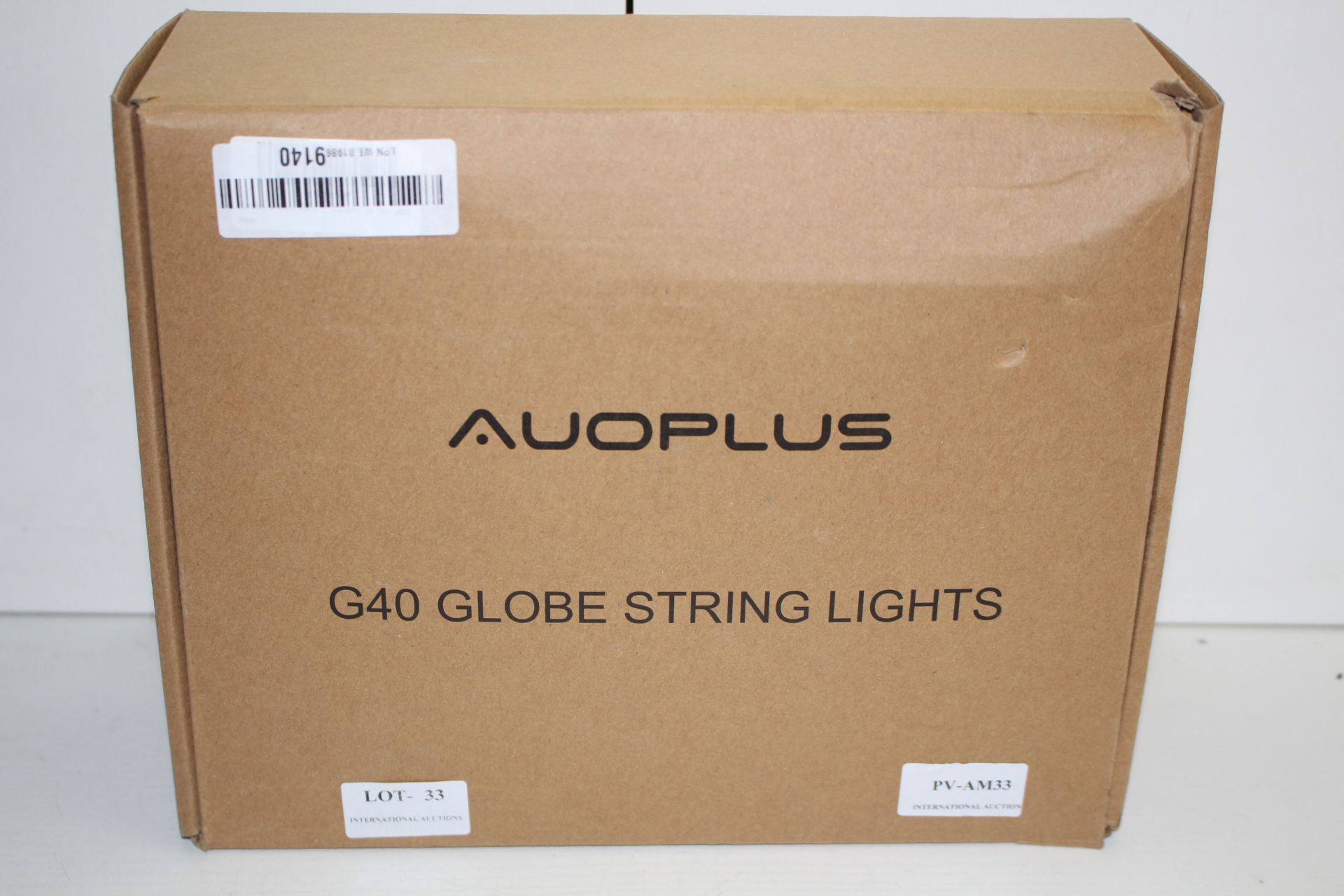 BOXED AUTOPLUS G40 GLOBE STRING LIGHTS Condition ReportAppraisal Available on Request- All Items are