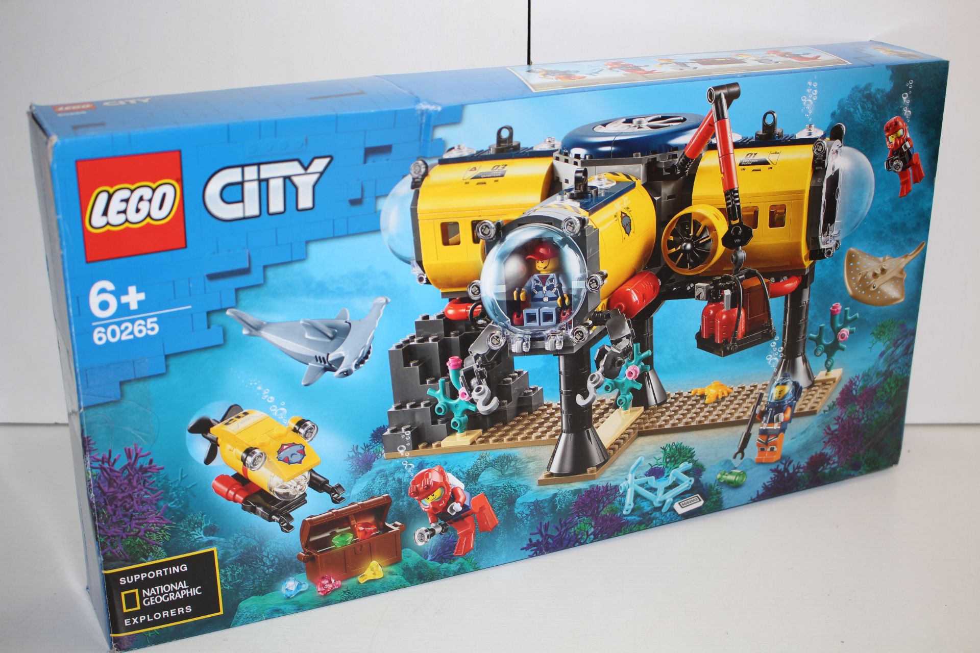 BOXED LEGO CITY OCEAN EXPLORATION BASE 60265 RRP £59.89Condition ReportAppraisal Available on