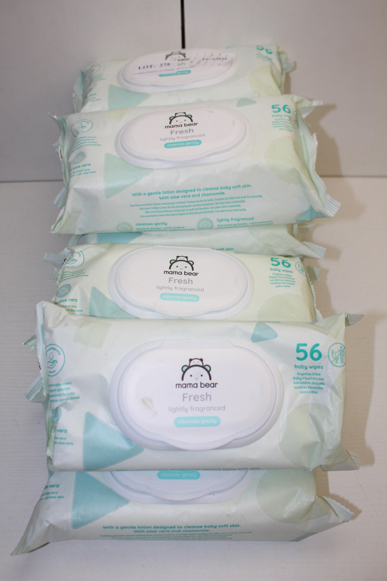 10X PACKS MAMA BEAR FRESH LIGHTLY FRAGRANCED BABY WIPES Condition ReportAppraisal Available on