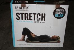 BOXED HOMEDICS STRETCH THE BACK STRETCHING MAT RRP £229.00Condition ReportAppraisal Available on
