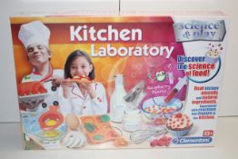 BOXED CLEMONTONI SCIENCE & PLAY KITCHEN LABORATORY SET RRP £30.00Condition ReportAppraisal Available