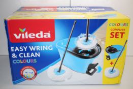 BOXED VILEDA EASY WRING & CLEAN COLOURS FLOOR MOP BUCKET SET RRP £36.99Condition ReportAppraisal