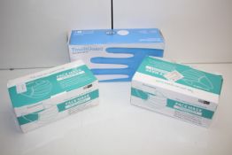 3X ASSORTED BOXED ITEMS TO INCLUDE TOUCHGUARD GLOVES & NON-MEDICAL FACE MASKSCondition