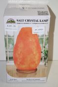 BOXED HIMALAYAN GLOW SALT CRYSTAL LAMP RRP £19.99Condition ReportAppraisal Available on Request- All