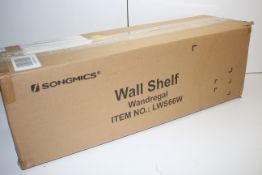 BOXED SONGMICS WALL SHELF MODEL: LWS66W RRP £40.44Condition ReportAppraisal Available on Request-