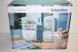 BOXED BABYMOOV NUTRIBABY+ ALL-IN-ONE COOK BLEND DEFROST STERILISE & RE-HEAT RRP £144.95Condition