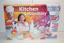 BOXED CLEMONTONI SCIENCE & PLAY KITCHEN LABORATORY SET RRP £30.00Condition ReportAppraisal Available