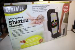 BOXED HOMEDICS EXTENDED TRACK SHIATSU MASSAGER WITH SHIATSU AND HEAT RRP £124.72Condition