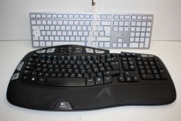 2X UNBOXED ASSORTED KEYBOARDS BY CHERRY & LOGITECH (IMAGE DEPICTS STOCK)Condition ReportAppraisal