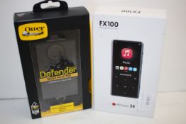 2X BOXED ASSORTED ITEMS TO INCLUDE REDOT 24 FX100 HIFI LOSSLESS MUSIC PLAYER & OTTER BOX DEFENDER
