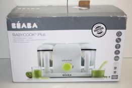 BOXED BEABA BABYCOOK PLUS BABY FOOD MAKER RRP £160.00Condition ReportAppraisal Available on Request-