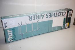 BOXED UR HOUSE 3 TIER CLOTHES AIRER RRP £18.99Condition ReportAppraisal Available on Request- All