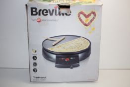 BOXED BREVILLE TRADITIONAL CREPE MAKER RRP £34.99Condition ReportAppraisal Available on Request- All