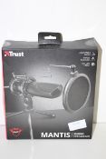 BOXED TRUST MANTIS PC LAPTOP STREAMING MICROPHONE MODEL: GXT 232 RRP £19.99Condition ReportAppraisal