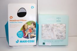 2X BOXED BABY ITEMS TO INCLUDE MAXI COSI HEADREST PILLOW & OTHER (IMAGE DEPICTS STOCK)Condition