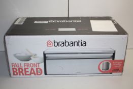 BOXED BRABANTIA FALL FRONT BREAD BIN RRP £27.99Condition ReportAppraisal Available on Request- All