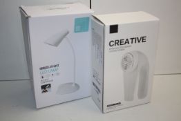 2X ASSORTED BOXED ITEMS TO INCLUDE LED LAMP & CREATIVE HAIRBALL TRIMMERCondition ReportAppraisal