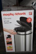 BOXED MORPHY RICHARDS CHROMA 42L SENSOR BIN RRP £51.00Condition ReportAppraisal Available on