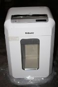 UNBOXED FELLOWES POWERSHRED 12MS WHITE PAPER SHREDDER RRP £213.60Condition ReportAppraisal Available