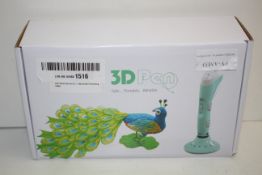 BOXED 3D DRAWING PEN SAFE PORTABLE RELIABLECondition ReportAppraisal Available on Request- All Items