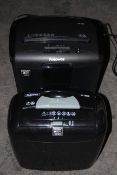 2X ASSORTED UNBOXED FELLOWES POWERSHRED PAPER SHREDDERS M8-C & P-35C COMBINED RRP £122.00Condition