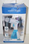 BOXED HANDHELD GARMENT STEAMER MW-801 RRP £24.99Condition ReportAppraisal Available on Request-