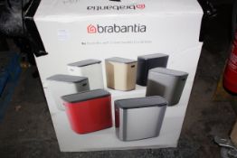 BOXED BRABANTIA BO TOUCH BIN, HI WITH 2 INNER BUCKETS (2X 30 LITRE) RRP £158.00Condition