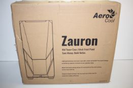 BOXED AERO COOL ZAURON MID TOWER CASE MESH FRONT PANEL RRP £42.99Condition ReportAppraisal Available