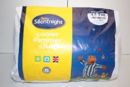 BAGGED SILENTNIGHT COOLER SUMMER DUVET KINGSIZE 4.5TOG RRP £18.99Condition ReportAppraisal Available