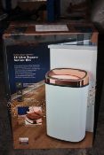 BOXED TOWER ROSE GOLD EDITION 58 LITRE SQUARE SENSOR BIN RRP £52.50Condition ReportAppraisal