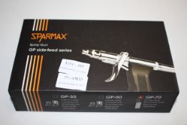 BOXED SPARMAX SPRAYGUN GP SIDE-FEED SERIES GP-70 RRP £87.90Condition ReportAppraisal Available on