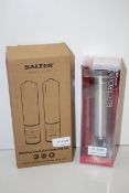 2X ASSORTED BOXED SALT & PEPPER MILL SETS BY SALTER & COLE & MASON COMBINED RRP £52.00Condition