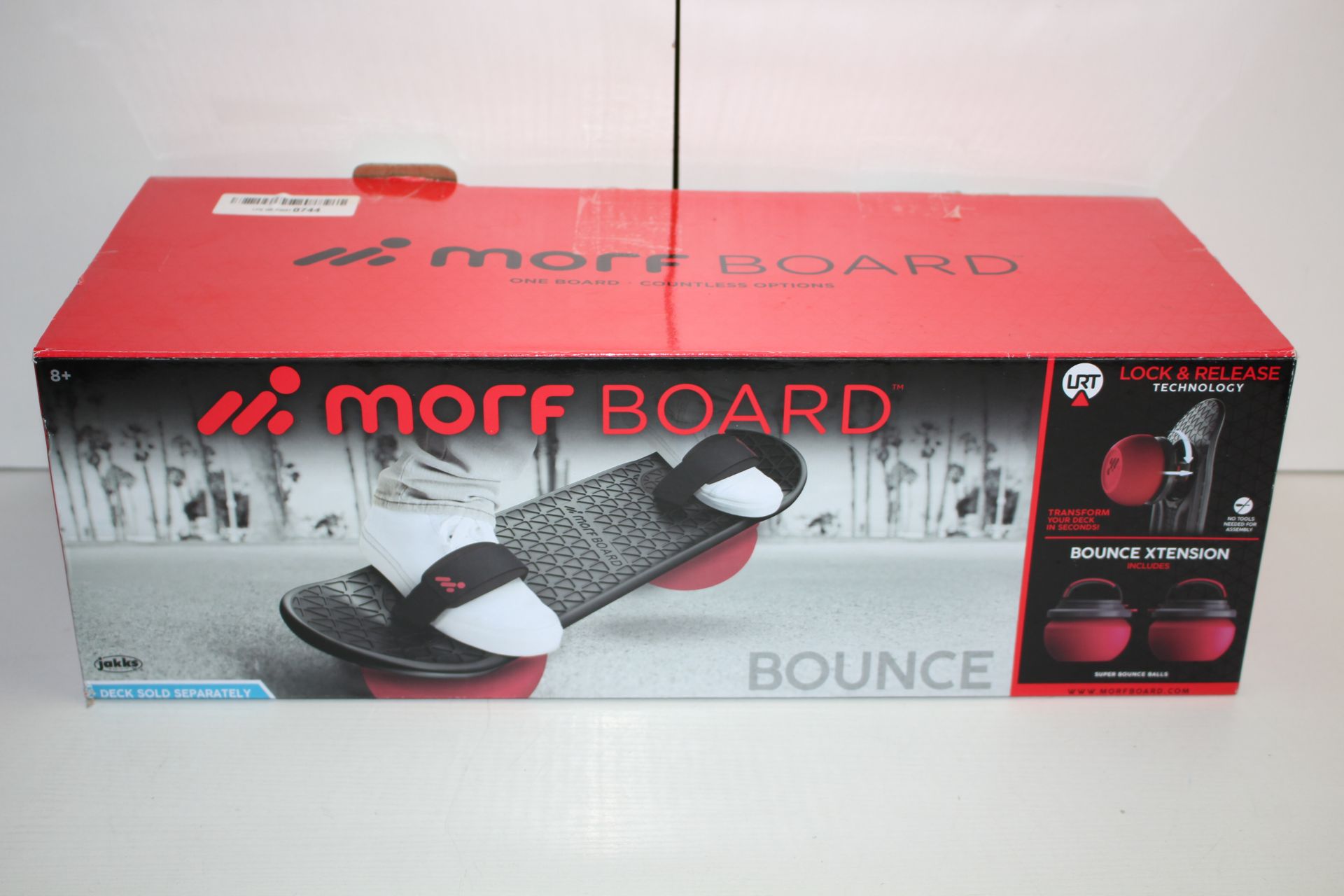 BOXED JAKKS MORF BOARD BOUNCE XTENSION RRP £47.36Condition ReportAppraisal Available on Request- All